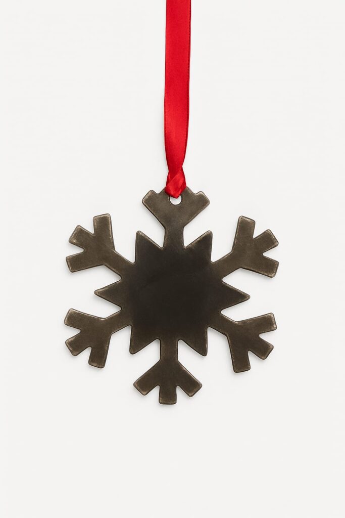 Forged Christmas Snowflake Decoration